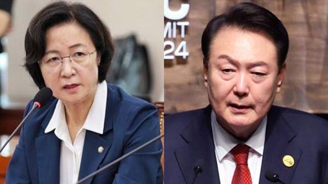 추-윤 갈등, 추미애 