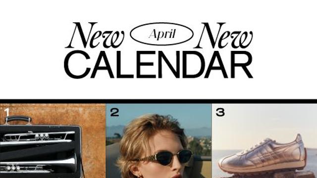 살랑이는 4월을 위한 NEWNEW 캘린더 (Fashion)
