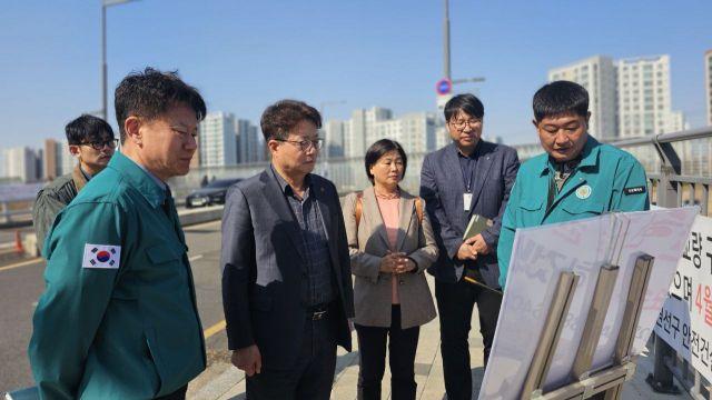 염태영 의원, 수원 권선구 균열 현장 점검…구, “오는 11일까지 보수 완료 계획” [경기일보 보도, 그 후]