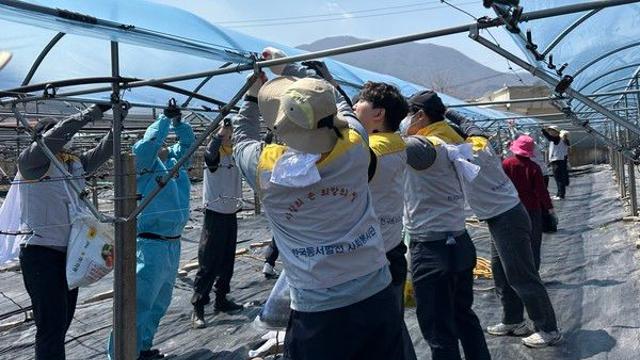 한국동서발전, 경북 산불 피해 복구 위해 발 벗고 나서