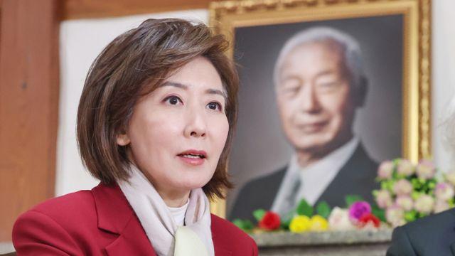 이승만 기념관 찾은 나경원 