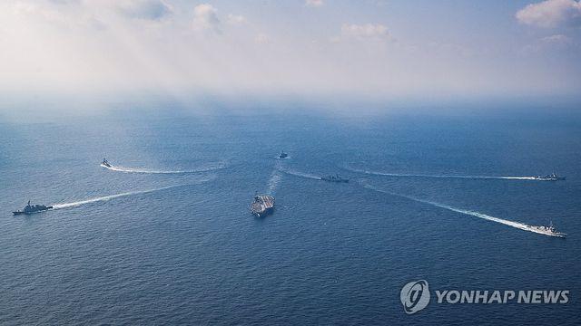 한미일 해군 수뇌 3자 화상회의…