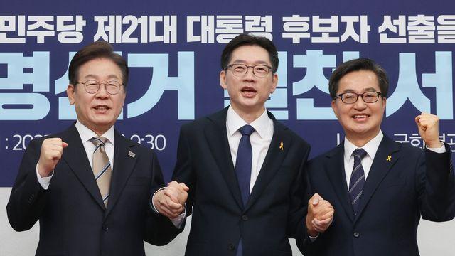 민주, 대선경선 첫 TV 토론…이재명, 대구서 웹툰산업 간담회