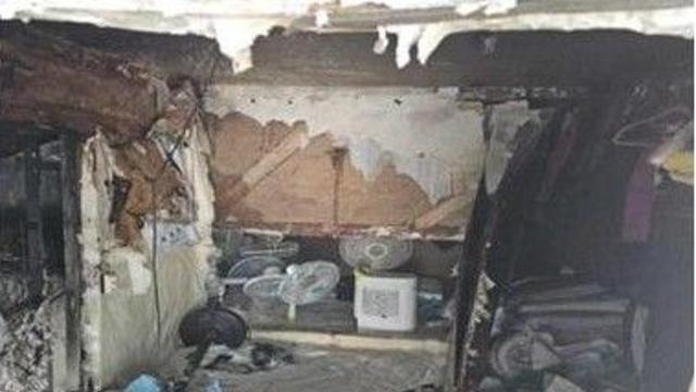 불길 속 방안에 고립된 95세 할머니 구한 경찰관