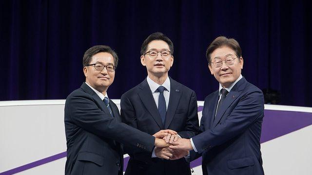 민주, 충청서 첫 경선결과 발표…후보들 합동 정견발표
