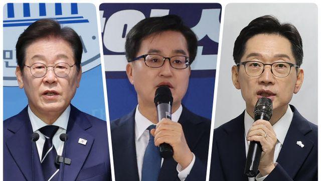 민주, 오늘 충청서 경선 시작…이재명 독주 속 양김 추격