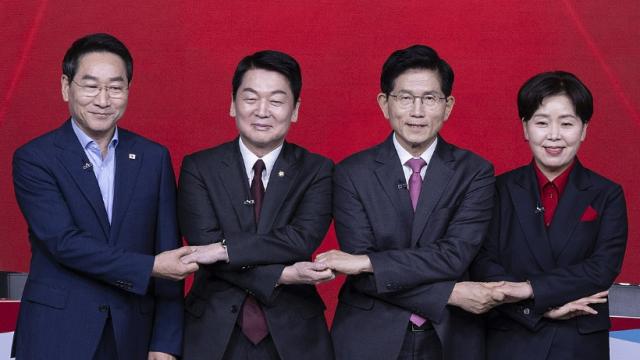 국힘 1차 경선 토론회...안철수 