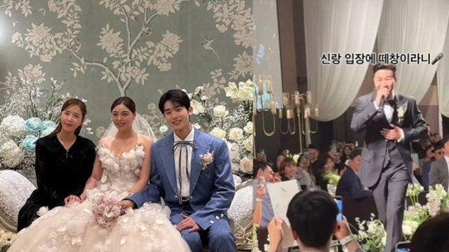 신지, 김종민·에일리 결혼식 두 탕 모두 참석… '미션 성공'