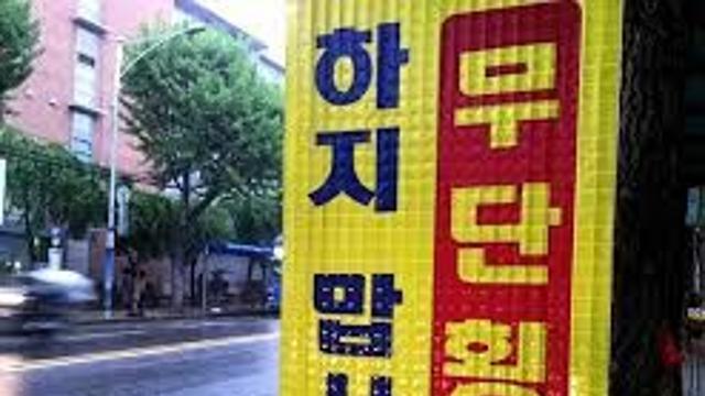 6차선 도로 무단 횡단.