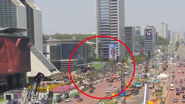 [현장모습] 서울 코엑스 화재 추정 