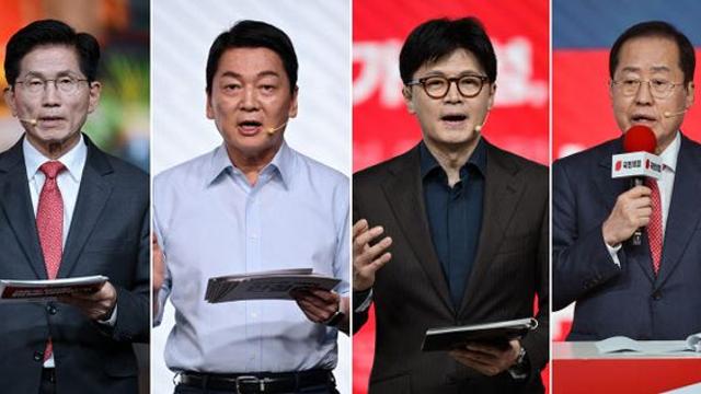김문수·홍준표 “한동훈 2년 내 5대 메가폴리스, 실현 의문·허황”