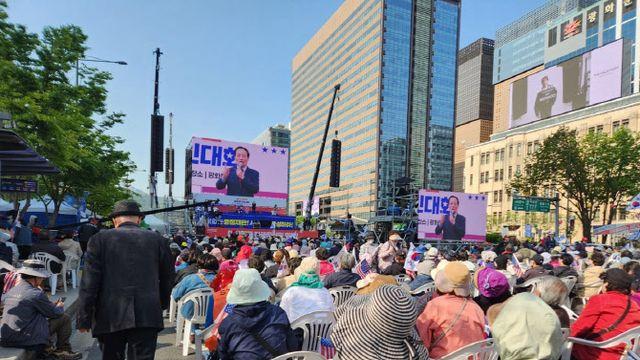 도심 곳곳 尹 지지집회…전광훈 