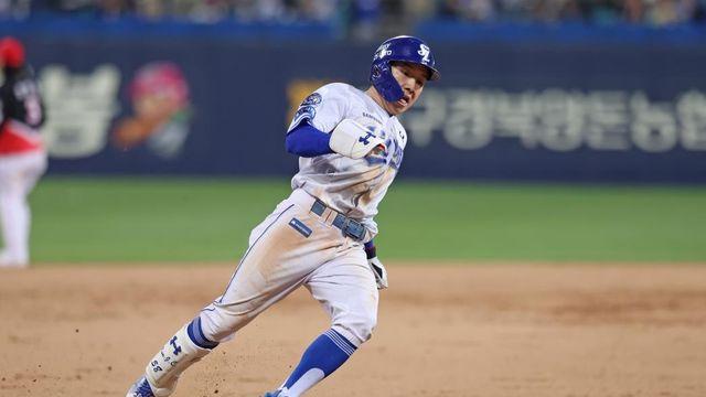 삼성 김지찬, 또 햄스트링 통증…보호 차원서 교체