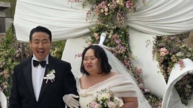 '우블 한지민 언니' 정은혜, 5월의 신부 됐다…현장 공개