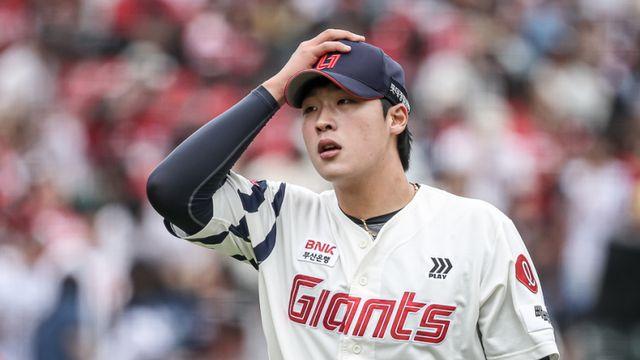 선발 투수 난조+타선 침묵...롯데, 시즌 3번째 3연패→다시 멀어지는 6할 승률