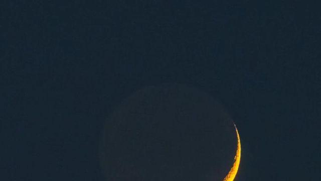 기가맥힌 수원 서장대 달 사진
