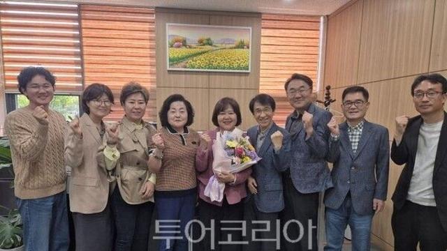 파주시 운정3동 김복숙 동장, 첫 부임인사 경로당 방문