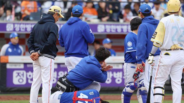'4연패' 삼성 어떡하나, 구자욱도 강민호도 빠졌다…박진만 감독 