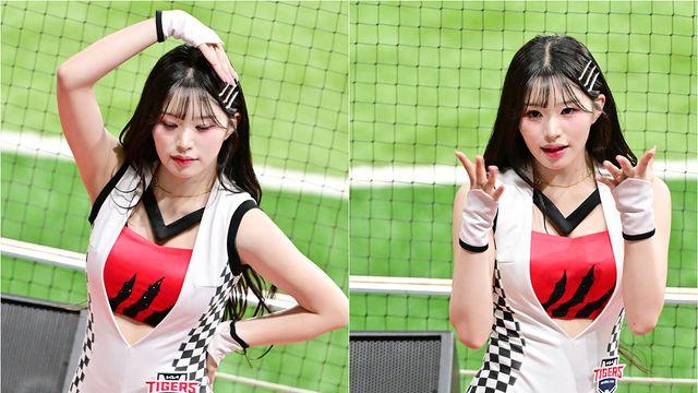 윤수인 치어리더 '밀착 의상 속 돋보이는 바디라인'