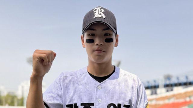 해외 스카우트 이목 끈 광주제일고 투타 겸업 선수 김성준 “내 롤모델은 오타니” [황금사자기 스타]