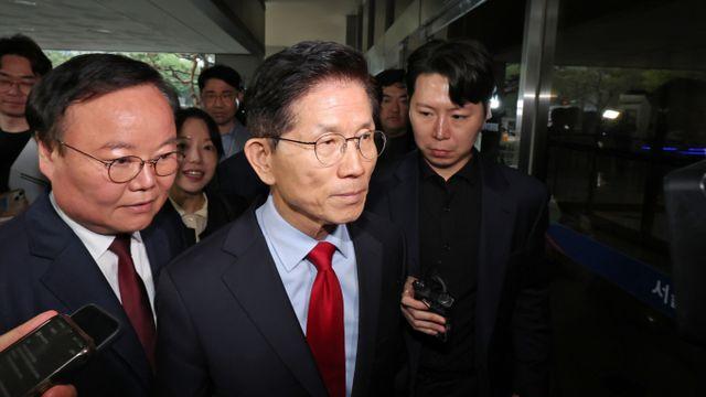 김문수, 대통령 후보 취소 '효력정지 가처분' 심문 참석