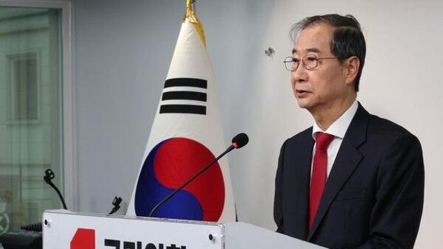 나경원 등 국힘 의원들, 한덕수와 면담…
