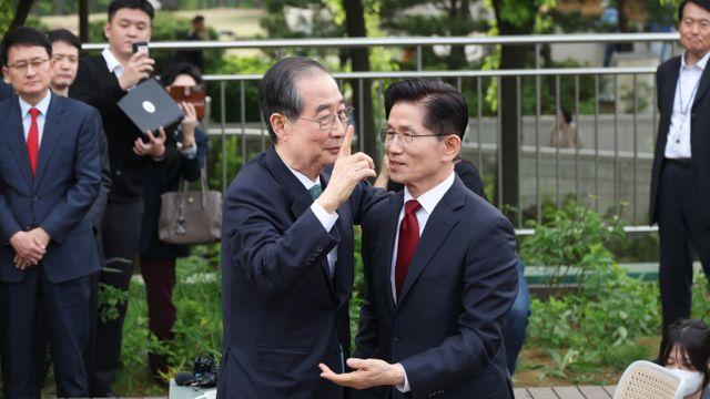 김문수·한덕수 회동… 