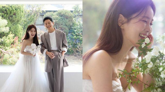‘7월 결혼’ 김준호♥김지민 웨딩화보 공개…특별한 가족도 함께 [DA★]