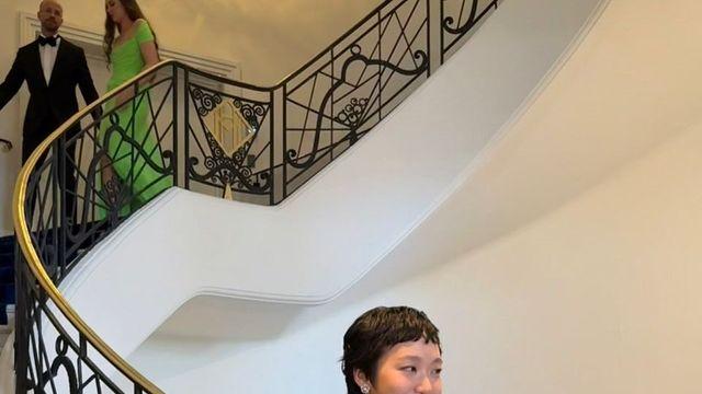 김고은, 블랙 점프수트로 칸 영화제 레드카펫 접수