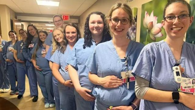 동시에 임신했다?… 산부인과 간호사 14명, 다 같이 출산 앞둬