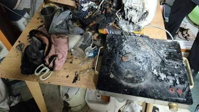 인천서 고양이가 인덕션 눌러 화재…50대 남성 화상