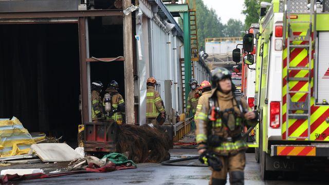 금호타이어 광주공장 화재 사흘째…진화율 90∼95％