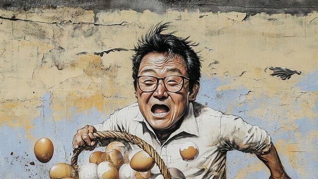 [꼴통보수·깡통진보67]  몸 사려도 피할수 없는 '계란부자'의 처지