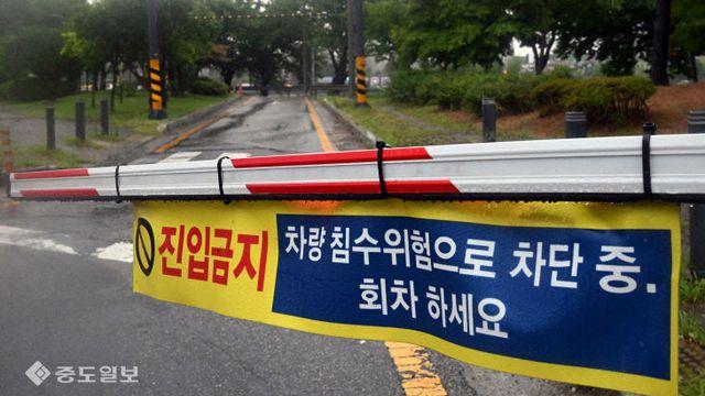 충청권에 최대 200㎜ 물폭탄에 비 피해신고만 200여 건 (종합)