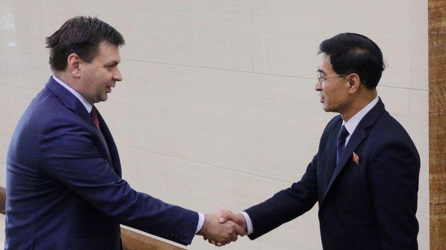 러 비상사태부 대표단 북한 방문