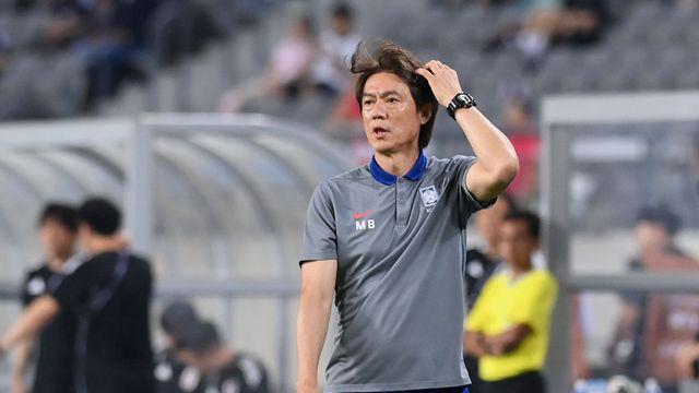 '한·일전' 패배에도 홍명보 만족…