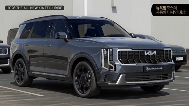 기아 역대급 3열 SUV, 터프한 외관에 하이브리드 심장 이식 예고