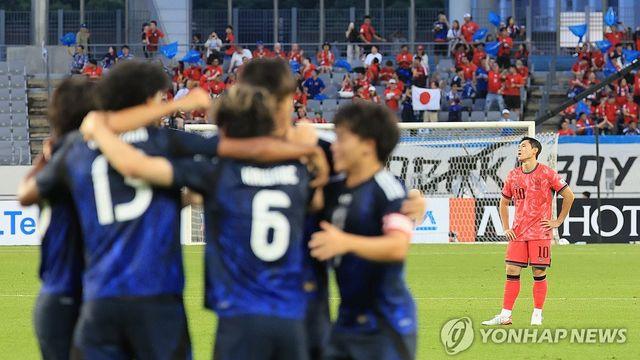홍명보호, 동아시안컵 일본전 전반 0-1로 끌려가