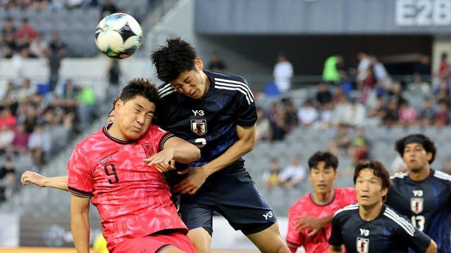 홍명보호, 한일전 8분 만에 ‘실점’…동아시안컵 우승 허망하게 내주나 [IS 용인]