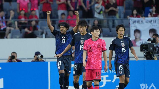 한국, 일본에 전반전 0-1 열세… 6년 만의 동아시안컵 우승 ‘먹구름’