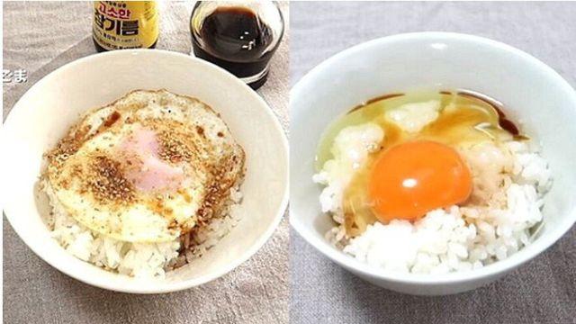 한국의 달걀밥 vs 일본의 달걀밥