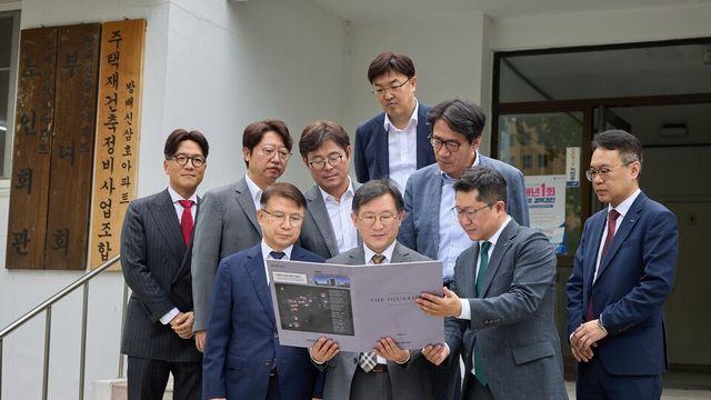 HDC현산 정경구, 방배신삼호 직접 찾았다…