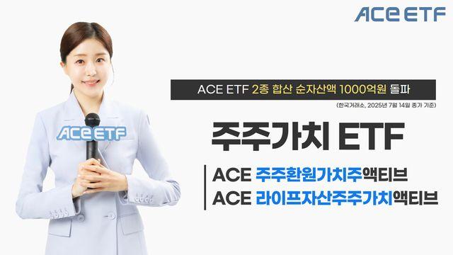 한투운용, '주주가치 제고 기업 투자' ETF 2종 순자산 1000억 돌파