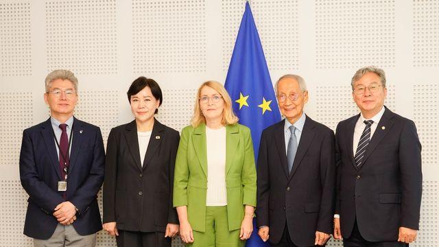 특사단, EU에 李대통령 친서 전달…EU 