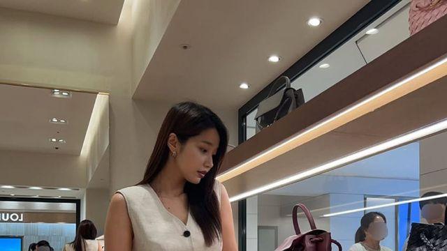 '스타일링 여신' 오또맘, 베이지 린넨 셋업으로 몸매 라인 극대화