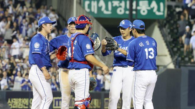 삼성, 리그 최초 3000승에 가을야구도 달렸다