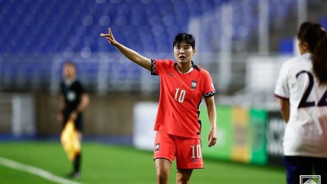 20년 만 우승 보인다! 답답하던 흐름, 지소연의 페널티킥 선제골…한국 1-0 대만 (후반 진행)