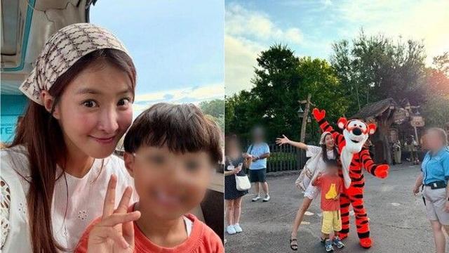 '이혼 후 둘째 임신' 이시영, 아들과 韓 떠났다