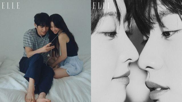 ‘미지의 서울’ 여운 그대로…박보영X박진영, 초밀착 커플 화보