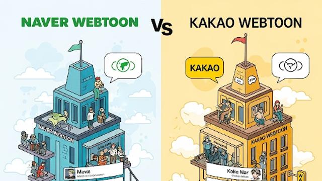 웹툰 전략 마이웨이···네이버 ‘너머로 너머로’ vs 카카오 ‘안으로 효율로’